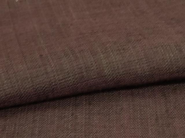 平和屋着物*夏物 手織竹絲布 紬 憲法色 康石オリジナル 絹×竹糸 反端付き 未使用 AABG5467jd