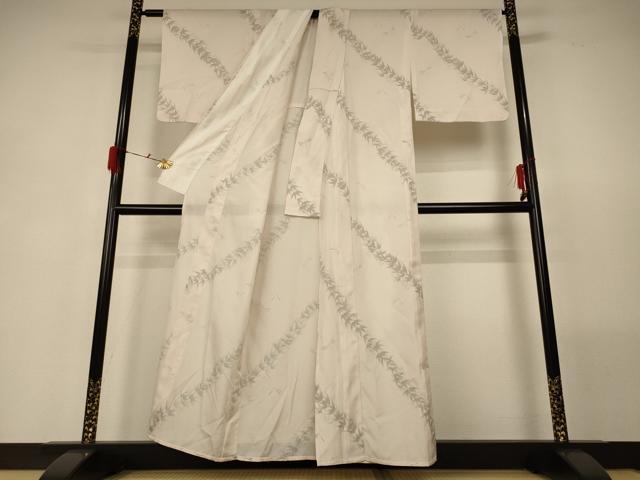 平和屋着物*夏物 小紋 絽 笹文 蜻蛉 正絹 逸品 AABG5507jd