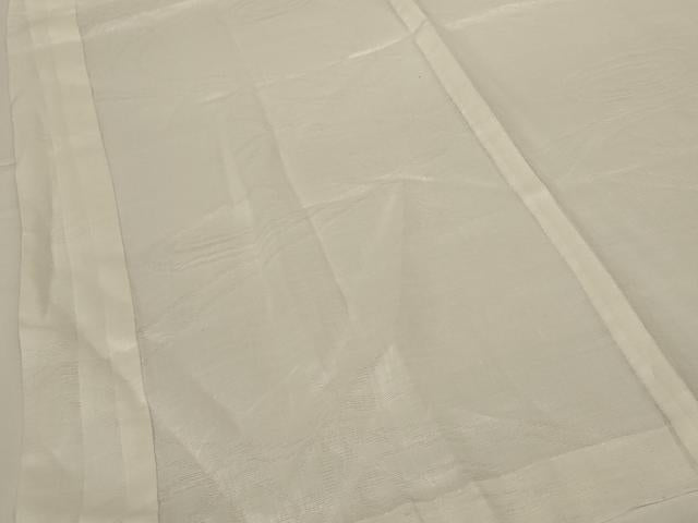 平和屋着物*夏物 長襦袢 流水笹文紗 白色 麻 逸品 AABG5520jd