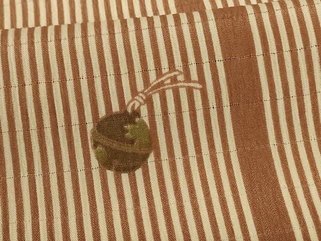 平和屋着物*夏物 小紋 絽 鈴 洗える着物 AABG5529jd