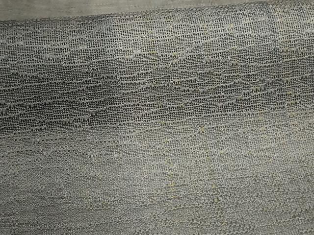 平和屋着物*夏物 小紋 紗 縞 正絹 逸品 AABG5533jd