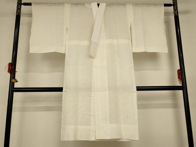 平和屋着物*夏物 長襦袢 草花文紗 砥粉色 麻 逸品 AABG5541jd