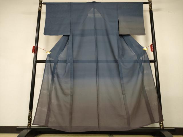 平和屋着物*夏物 訪問着 紗 霞文 鈴乃屋扱い 正絹 逸品 AABG5556jd