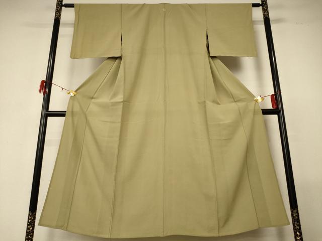 平和屋着物*夏物 色無地 絽 木蘭色 正絹 逸品 AABG5584jd