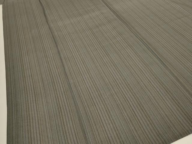平和屋着物*夏物 小紋 絽 縞 正絹 逸品 AABG5600jd