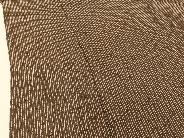 平和屋着物▽上質な小紋 単衣 立涌文 正絹 逸品 AABG5677jh