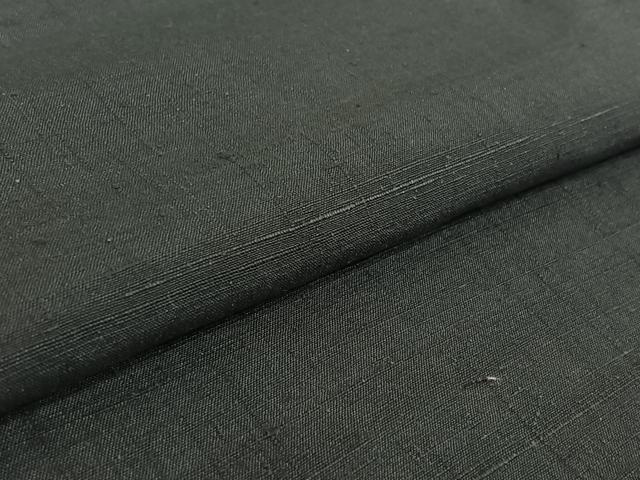 平和屋着物▽結城紬 単衣 鉄御納戸色 証紙付き 正絹 逸品 AABG5698jh