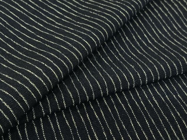 平和屋着物▽お召 単衣 立涌文様 高島屋扱い 正絹 逸品 AABG5700jh