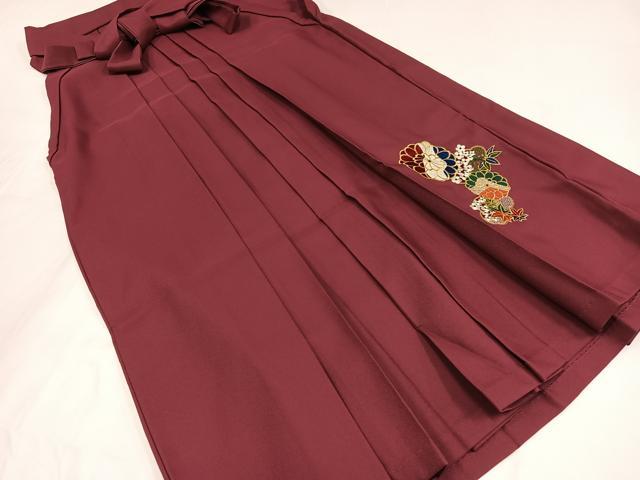 平和屋着物●生田絵梨花 女性 行灯袴 刺繍 草花文 金糸 洗える着物 AABG5725ph