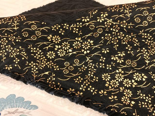 平和屋着物●豪華振袖 駒刺繍 絞り 御所車草花文 金彩 正絹 逸品 AABG5796ph