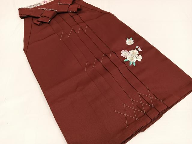 平和屋着物●女性 行灯袴 刺繍 舞桜文 洗える着物 未使用 AABG5798ph