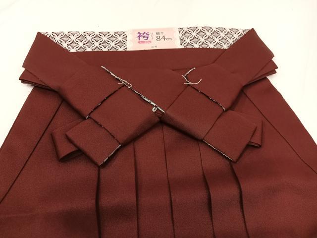 平和屋着物●女性 行灯袴 刺繍 舞桜文 洗える着物 未使用 AABG5798ph