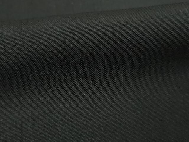平和屋着物●男性 黒紋付 紬地 正絹 逸品 AABG5845ck