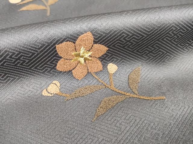 平和屋着物●総刺繍 訪問着 中国三大刺繍 相良刺繍 舞花文 ますいわ屋扱い 正絹 逸品 AABG5847ck