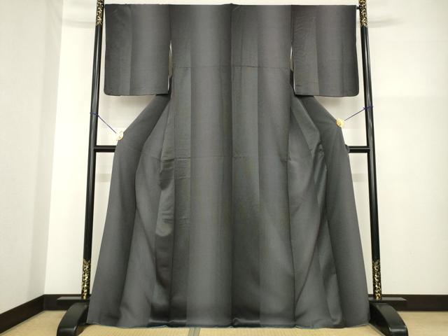 平和屋着物●上質な小紋 間道 正絹 逸品 AABG5851ck