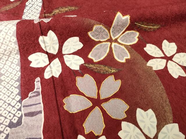 平和屋着物●豪華振袖 駒刺繍 枝花に兎 金彩 正絹 逸品 AABG5857ck