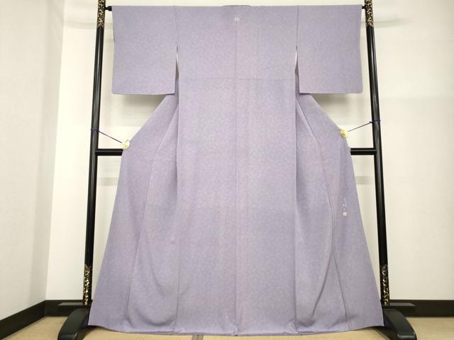 平和屋着物●伝統工芸士 義一作 江戸小紋 桜尽くし 正絹 逸品 AABG5858ck