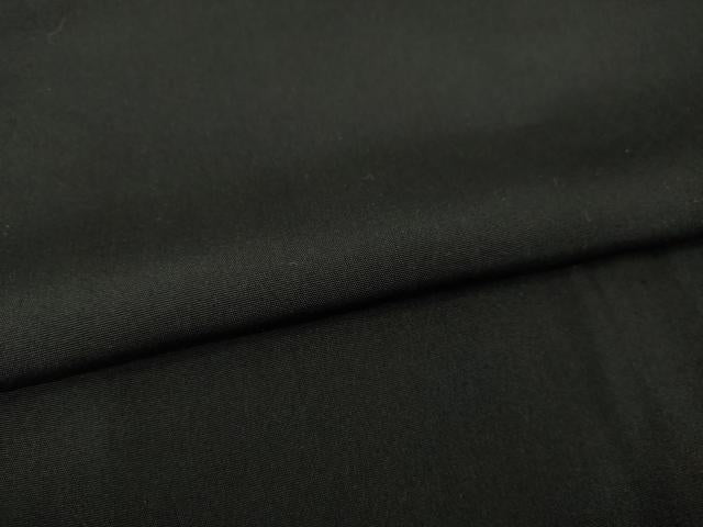 平和屋着物●男性 黒紋付・羽織セット 正絹 逸品 AABG5880ck