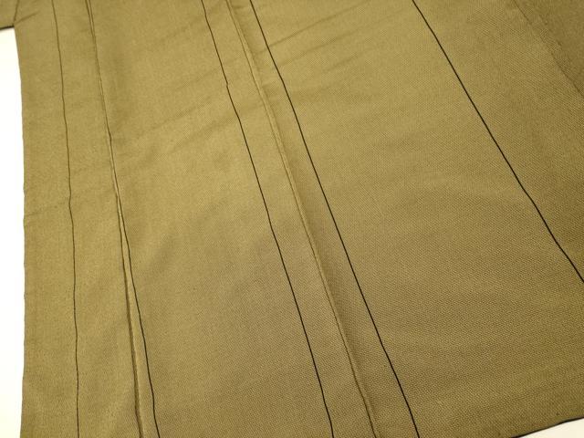 平和屋着物■お召 間道 正絹 逸品 AABG5969fw