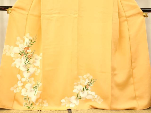 平和屋着物■訪問着 枝花文 正絹 逸品 AABG6027fw