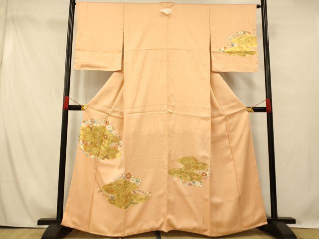 平和屋着物■訪問着 刺繍 辻が花 金彩 正絹 逸品 未使用 AABG6041fw