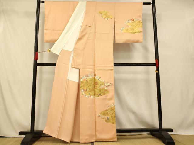 平和屋着物■訪問着 刺繍 辻が花 金彩 正絹 逸品 未使用 AABG6041fw