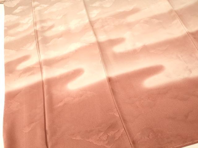 平和屋着物■訪問着 霞山重ね文 暈し染め 正絹 逸品 未使用 AABG6084fw