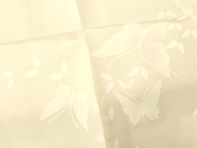 平和屋着物■長襦袢 無双仕立て 舞蝶文 暈し染め 正絹 逸品 AABG6094fw