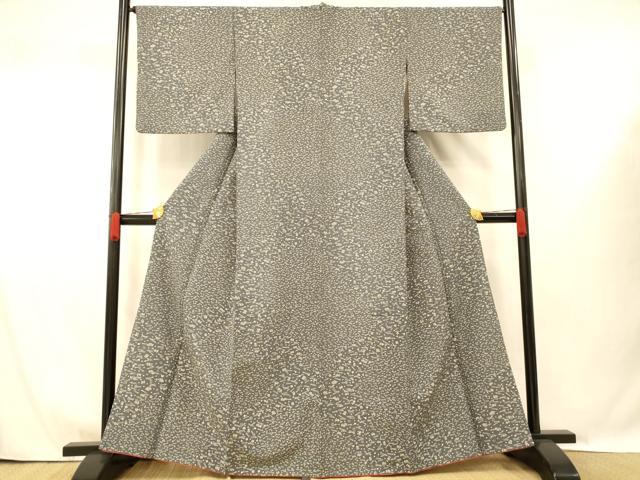 平和屋着物■小紋 草花文 洗える着物 AABG6104fw