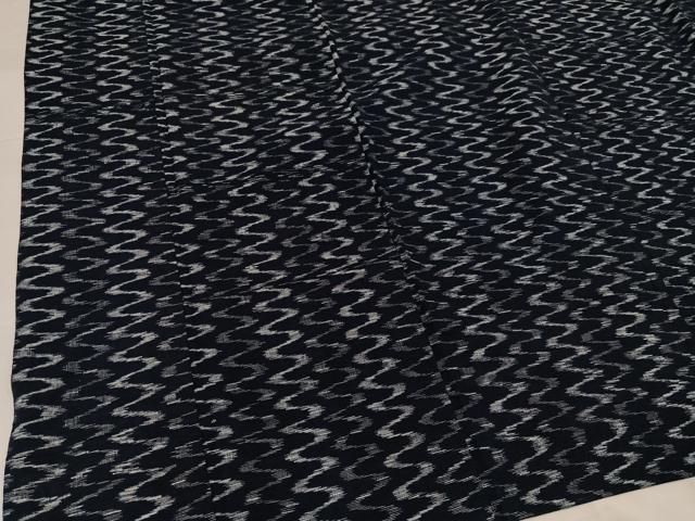 平和屋着物●久留米絣 単衣 綿 逸品 AABG6503ph