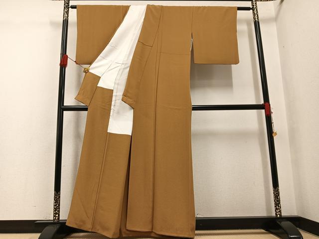 平和屋着物●江戸小紋 作家物 草木文 正絹 逸品 AABG6519ph