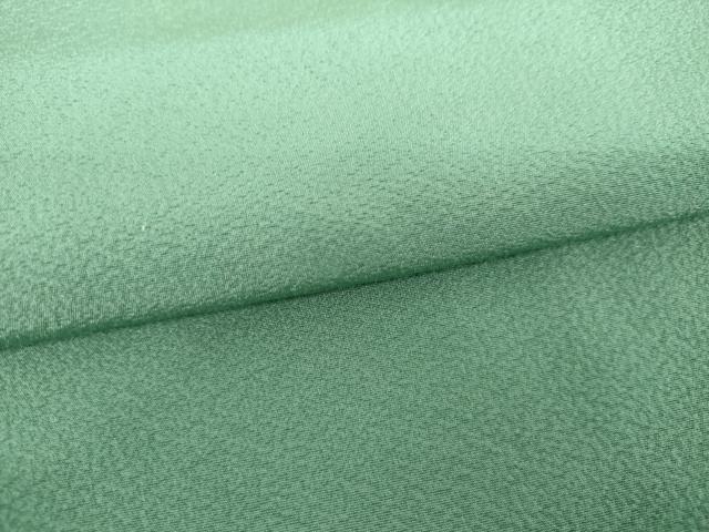 平和屋着物●上質な色無地 青磁色 正絹 逸品 未使用 AABG6630cs