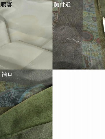 平和屋着物●前田仁仙 仁仙更紗 本場大島紬 染大島 吉祥更紗花文 正絹 逸品 AABG6699cs
