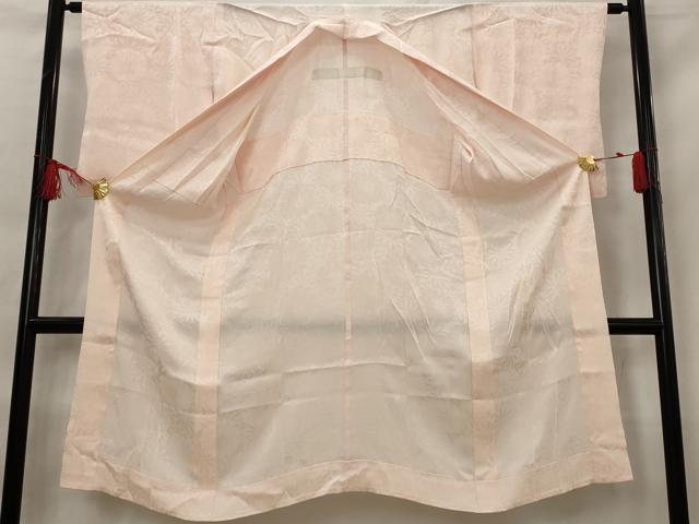平和屋着物■長襦袢 無双仕立て 花地紋 正絹 逸品 AABG6750st