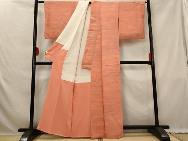 平和屋着物■虹色創家 本郷大田子 小紋 霞文 暈し染め 正絹 逸品 AABG6773st