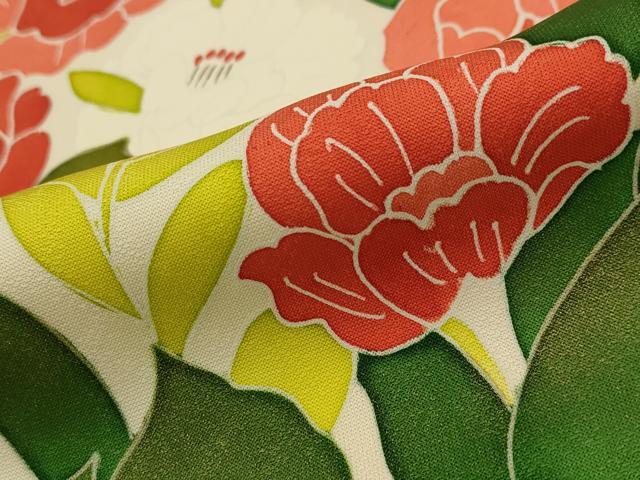 平和屋着物■訪問着 草花文 暈し染め 正絹 逸品 AABG6803st
