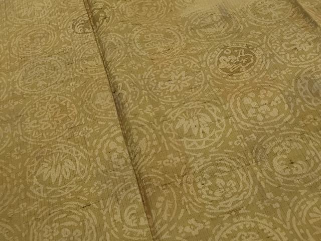 平和屋着物■訪問着 紬地 花丸文 正絹 逸品 AABG6805st