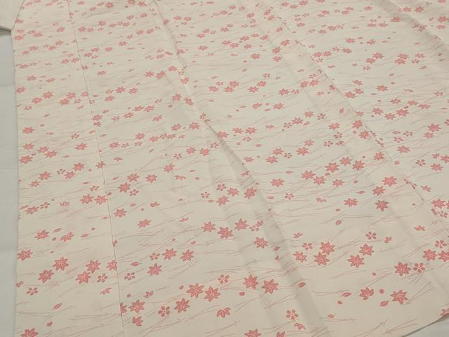 平和屋着物■長襦袢 無双仕立て 楓 正絹 逸品 AABG6822st