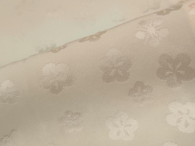 平和屋着物■長襦袢 無双仕立て 舞花地紋 正絹 逸品 AABG6844st