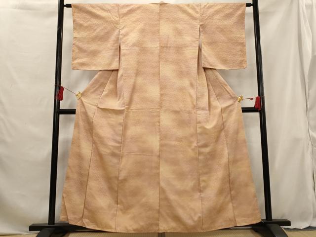 平和屋着物■小紋 青海波地紋 暈し染め 洗える着物 未使用 AABG6893st