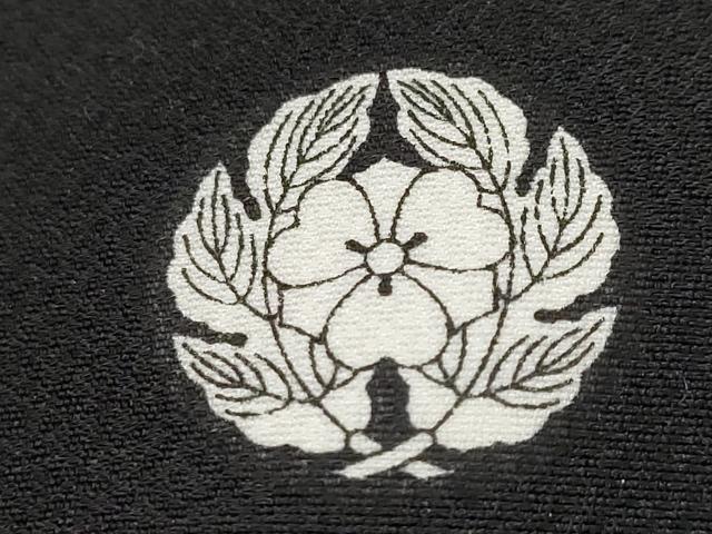 平和屋着物■豪華黒留袖 草花文 金彩 正絹 逸品 AABG6901st