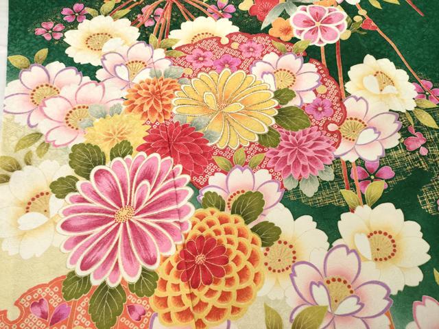 平和屋着物●豪華振袖 刺繍 雪輪花文 暈し染め 金彩 銀通し地 ロング丈 正絹 逸品 AABG6926ck