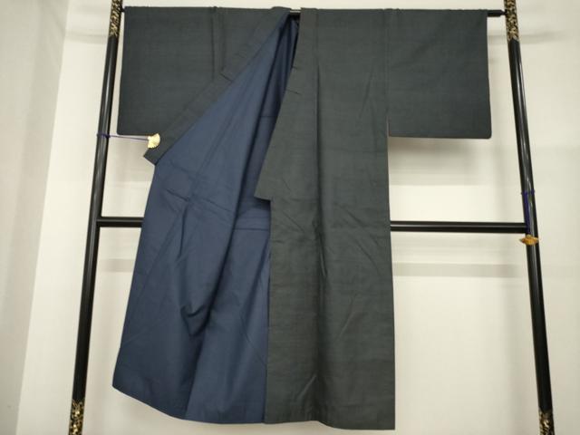 平和屋着物●男性 本場大島紬 アンサンブル 亀甲絣 正絹 逸品 AABG6927ck