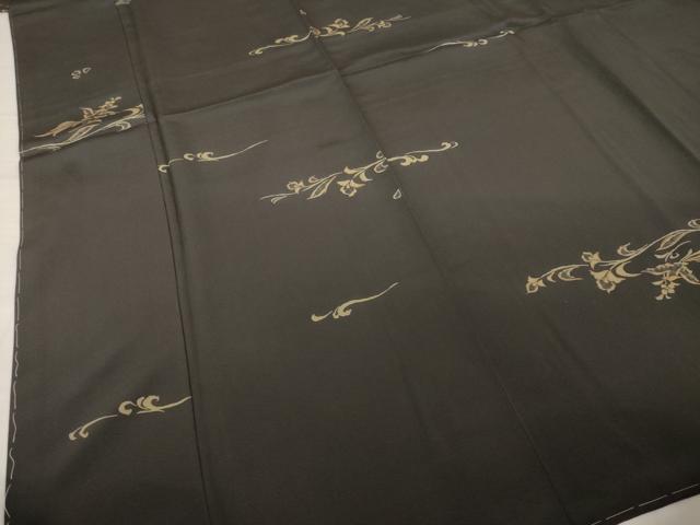 平和屋着物●上質な小紋 花鳥文 金彩 正絹 逸品 AABG6943ck