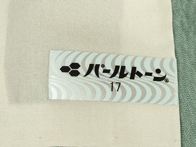 平和屋着物▽上質な小紋 単衣 枝花文 正絹 逸品 AABG6980ck
