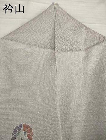 平和屋着物▽友禅作家の巨匠 浅井青仁 小紋 単衣 花丸文 正絹 逸品 AABG6993ck