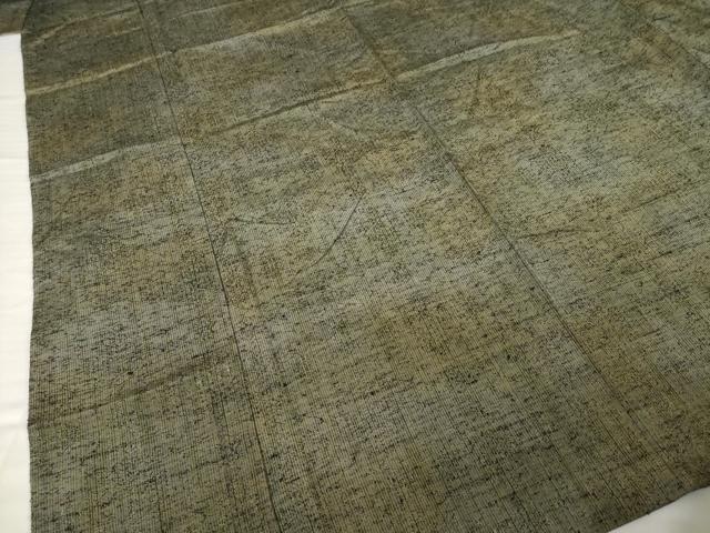 平和屋着物▽上質な紬 単衣 霞文 暈し染め 正絹 逸品 AABG6997ck
