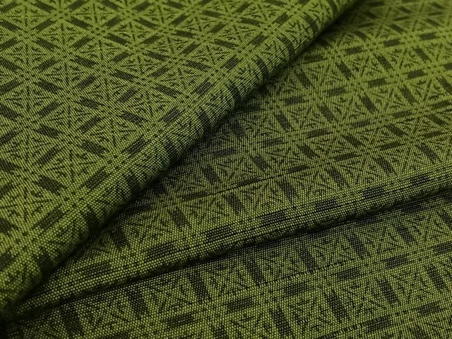 平和屋着物▽上質な紬 単衣 格子 正絹 逸品 AABG7050jh