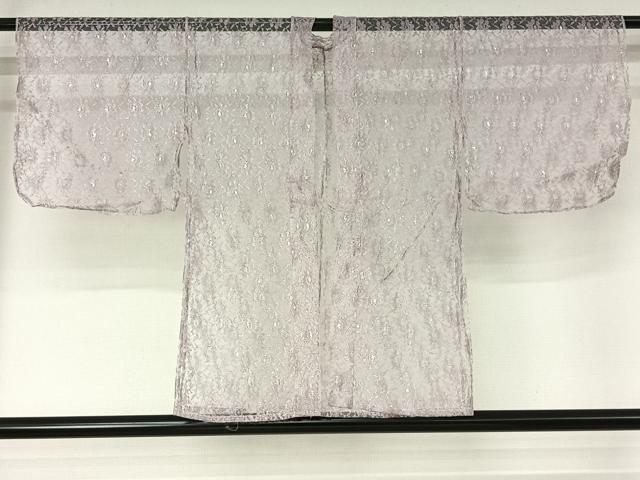 平和屋着物▽羽織 スリーシーズン 春夏秋 塵除け オーガンジー 草花文 AABG7064jh