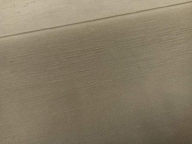 平和屋着物●上質な紬 色無地 利休白茶色 正絹 逸品 未使用 AABG7090ph
